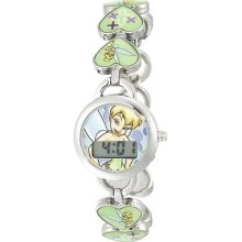 Cute Disney Kids' Tk2015 Tinkerbell Digital Dial Heart Link Girls Bracelet Watch