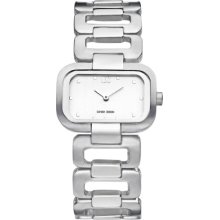 Danish Design Women's Quartz Watch With White Dial Analogue Display And Silver Titanium Bracelet Dz120108