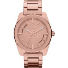 Diesel Rose Gold Ladies Rose Gold-Tone Stainless Steel Three Hand Watch