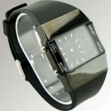 Digital Dual Time Watch Wristwatch Men Ladies 1220g