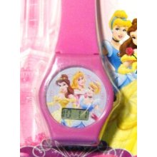 Disney Watch The Disney Princesses Digital Lcd Cinderella Snow White & Belle