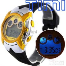 Diving Sports Watch Battery Light Digital Show Unisex