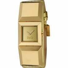 Dolce & Gabbana Women's DW0273 Gold Leather Quartz Watch with Gold