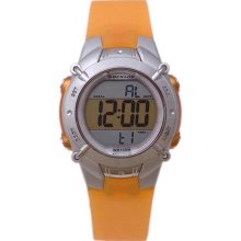 Dunlop DUN-100-L08 - Dunlop Lady Digital Chronograph Watch,Orange Dial And Band.