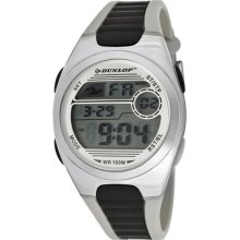 Dunlop Watches Women's Flash Digital Multi-Functional Light Grey/Black