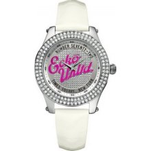 E10038M2 Marc Ecko Midsize Rollie Silver White Watch