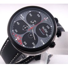 E1018,parnis 48mm Sandwich Dial Pvd Stopwatch Quartz Watch Mens Watch