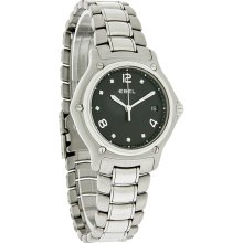 Ebel 1911 Series Ladies Black Diamond Swiss Quartz Dress Watch 9087221/15865P