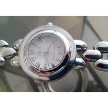 Ecclissi 31680 Sterling Silver Women's Quartz Wristwatch W/ 6-1/2