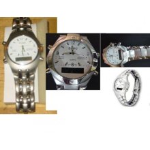 ECHO Chrome Analog-Digital Mens Quartz Watch