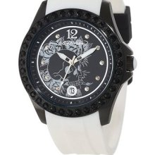 Ed Hardy Unisex Techno White Watch Te-wh/ Official Stockist/brand (rrpÂ£65)