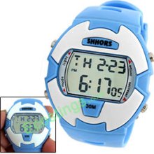 EL Light Women's Multifunction Sports Digital Alarm Watch