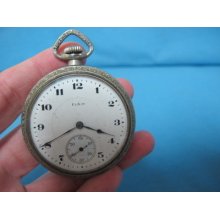 Elgin M Wheeler 17 Jewels Pocket Watch