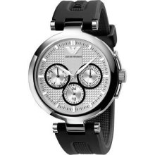 Emporio Armani Womens Silver Dial Watch Ar0735