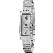 Esprit Es101452001 Tempting Obsession Silver Ladies Watch Quartz Analogue Silver Dial Silver Steel Strap