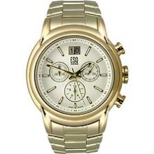 ESQ by Movado Quest Chronograph Gold-plated White Dial Men's watch #07301228