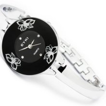 Eyki Women's Exquisite Bracelet Band Quartz Watch Diamond Wrist Watch 1pc