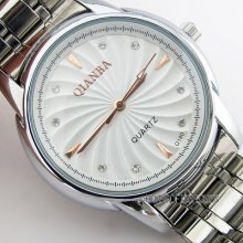 Fashion Casual Men's Classical S/steel Analog Clock Quartz Wrist Watch
