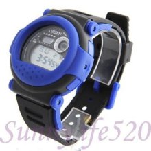 Fashion Colored Coat Case Alarm Day Waterproof Child Youth Student Digital Watch