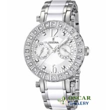 Festina Ceramic F16587/1 Trend Women's Watch 2 Years Warranty