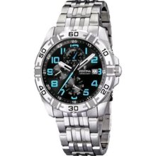 Festina Men's Estuche F16493/5 Silver Stainless-Steel Quartz Watch