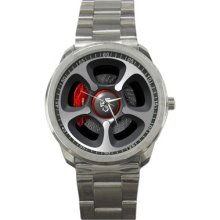 Fiat Grande Punto Abarth 2008 Rims Sport Metal Watch Stainles Steel Great Gift
