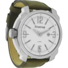 Firetrap Mens Watch, Brown Leather Strap, Date, Rkr0017