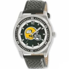 Football Watches - Men's Green Bay Packers Stainless Steel National