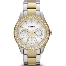 FOSSIL FOSSIL Stella Multifunction Stainless Steel Watch - Two-Tone