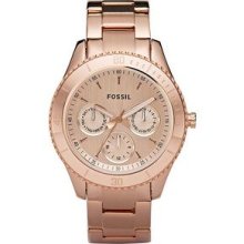 Fossil Multifunction Rose Gold-Tone Ladies Watch ES2859