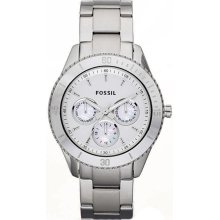 Fossil Stella Stainless Steel Chronograph Ladies Watch ES3052