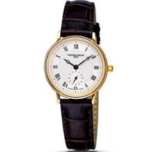 Frederique Constant Slim Line Yellow Ladies Watch