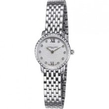 Frederique Constant Stainless Steel Slim Line Diamond Ladies Watch 200WHDSD6B