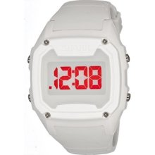 Freestyle Men's Shark 101186 White Silicone Quartz Watch with Digital Dial