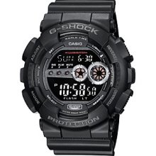 G-Shock Extra Large Digital with Matte Black Resin Band and Black