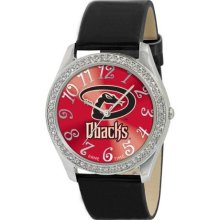 Game Time Black Mlb-Gli-Ari Women'S Mlb-Gli-Ari Glitz Classic Analog Arizona Cardinals Watch