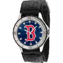 Game Time Black Mlb-Vet-Bos Men'S Mlb-Vet-Bos Veteran Custom Boston Red Sox Veteran Series Watch