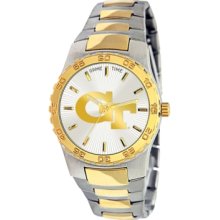 Game Time Watch, Mens Georgia Tech Two-Tone Stainless Steel Bracelet 4