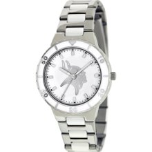 Game Time Watch, Womens Minnesota Vikings White Ceramic and Stainless