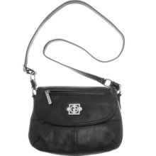 Giani Bernini Handbag, Nappa Saddle Flap Bag