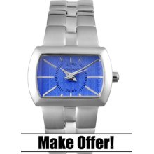 Giordano Women's Stainless Steel Blue Dial 2370-33