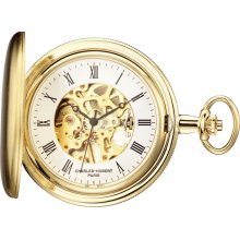 Gold Plated Hunter Case Pocket Watch