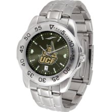 Grambling State Tigers Sport Steel Band Ano-Chrome Men's Watch
