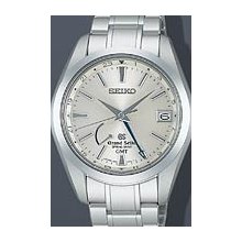Grand Seiko Spring Drive GMT 41mm Watch - Silver Dial, Stainless Steel Bracelet SBGE005 Sale Authentic