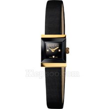 Gucci 127 G-Frame Square 18K Gold Womens Watch YA128505