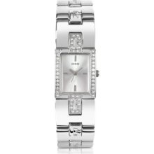 Guess Designer Women's Watches, Hopscotch Stainless Steel Signature Watch