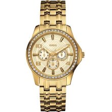 Guess U0147L2 Watch Glamour Ladies - Gold Dial