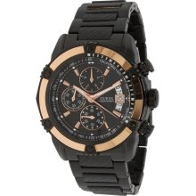 Guess U22503G1 Black Dial Black Ion Plated Chronograph Men's Watch