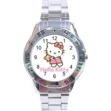 Hello Kitty Stainless Steel Chrome Analogue Men's Watch 19