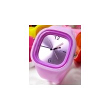 high quality stylish silicone led digital candy watch unisex,multicolo